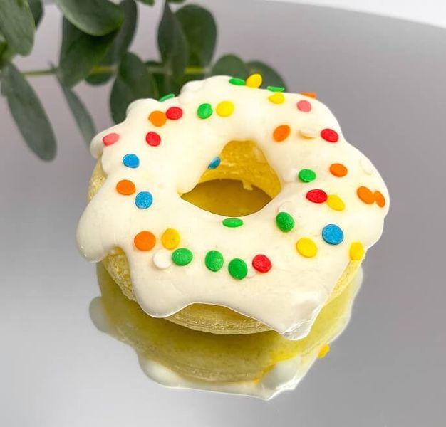 Бомбочка-пончик для ванни "Диня"