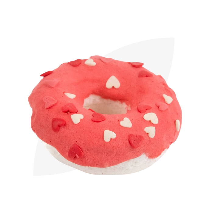 Бомбочка-пончик для ванни "Полуниця"