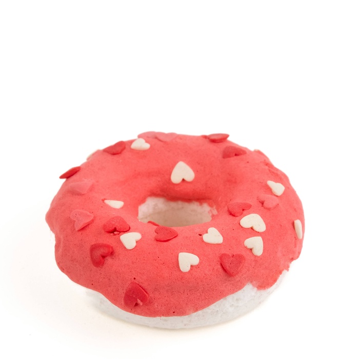 Бомбочка-пончик для ванны "Клубника"