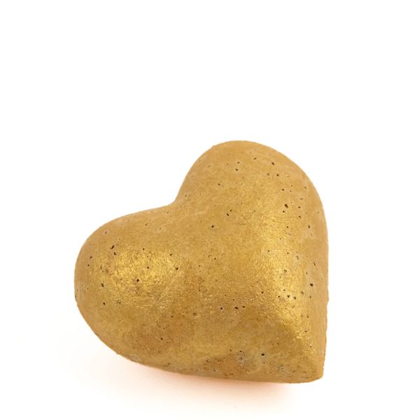 Бомбочка-серце для ванни "Golden heart", 150 г ± 4,5%