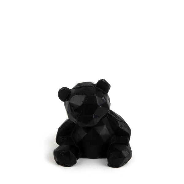 Мыло сувенирное "Геометрический медвежонок" черный